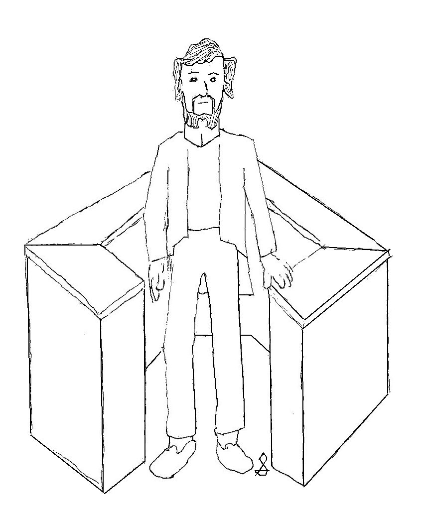 Stephen Wolcott is famous for his role as the superhuman Ellipsis.  But he's also one of the many scientists who bring forethought for the future to Nevada Power & Light.